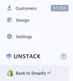 Navigate Back to Shopify